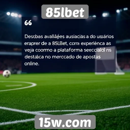 Avaliações de usuários sobre a experiência no 85lbet